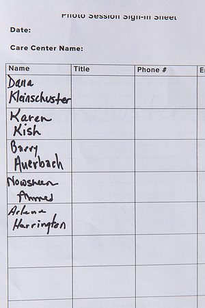 Sign-in Sheet